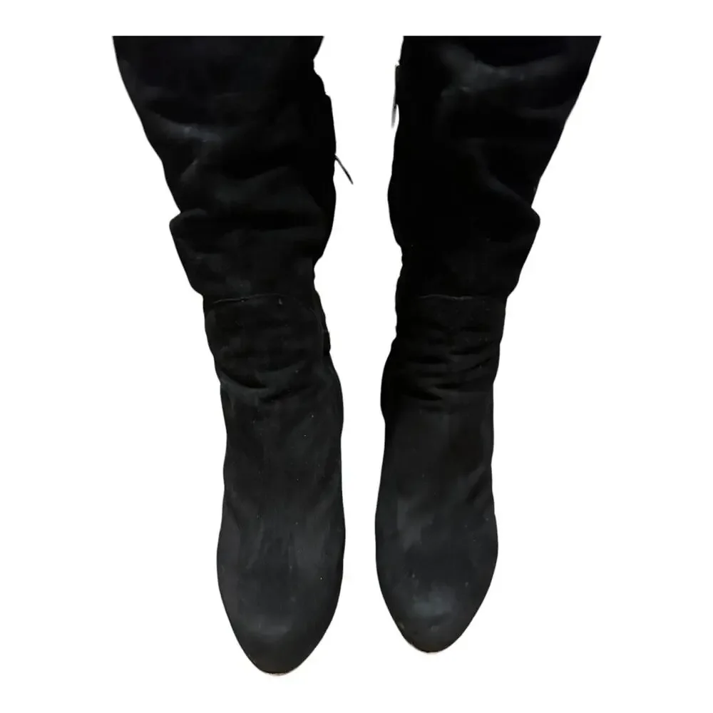 2000s Sam Edelman Kayla Over the Knee Suede Platform Boots 8.5